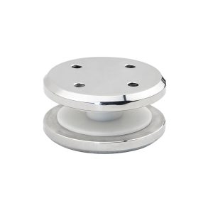بست بین شیشه قطر 50 استیل براق